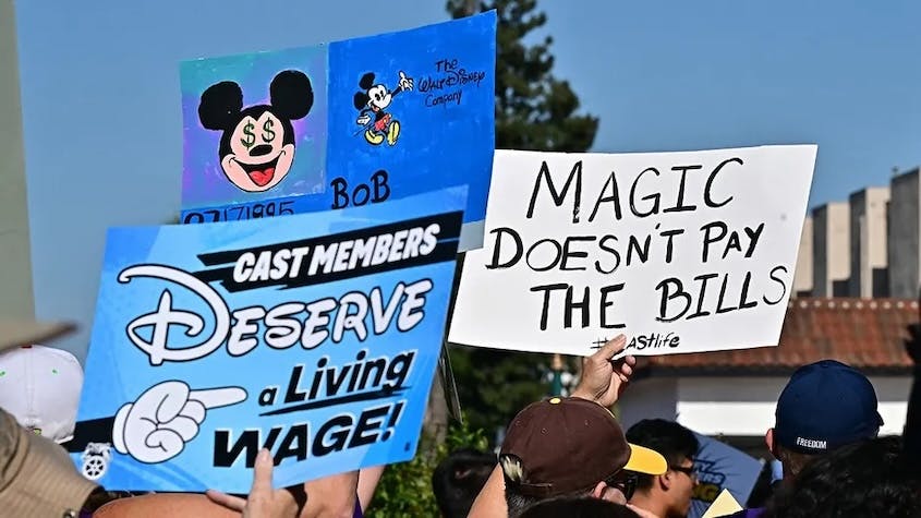 Magic in the Balance: Disneyland Workers Authorize Strike