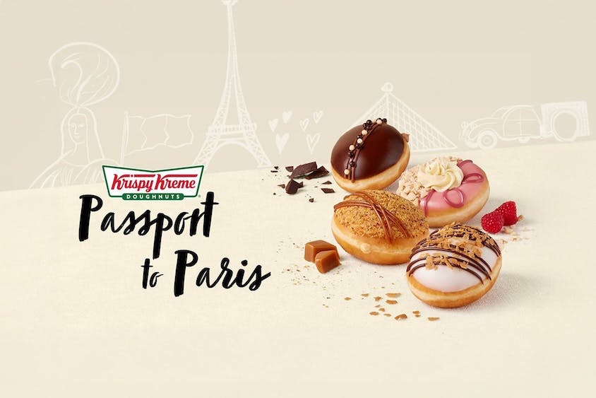 Paris on a Plate: Krispy Kreme’s Olympic-Inspired Doughnut