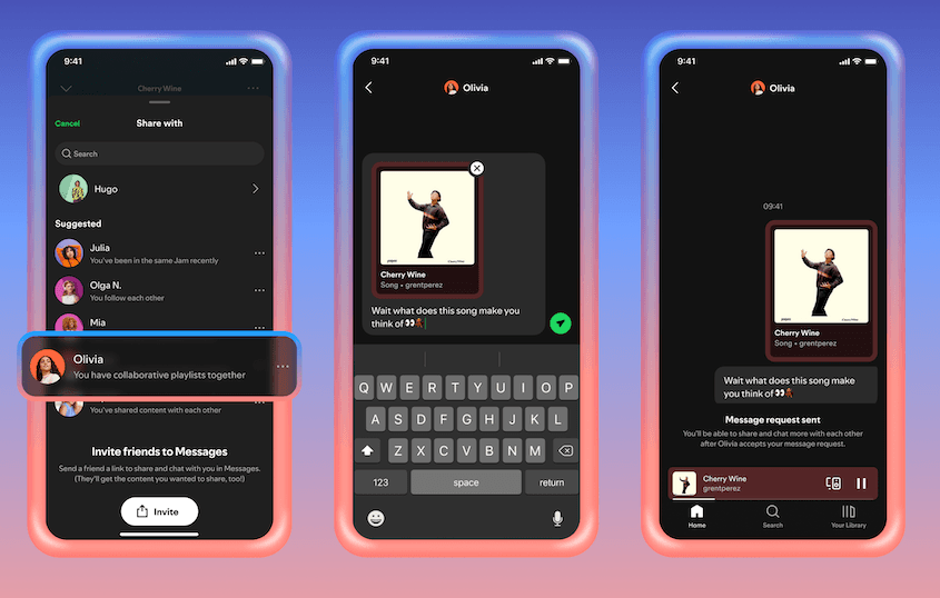 You Can Now DM Your Friends Directly on Spotify